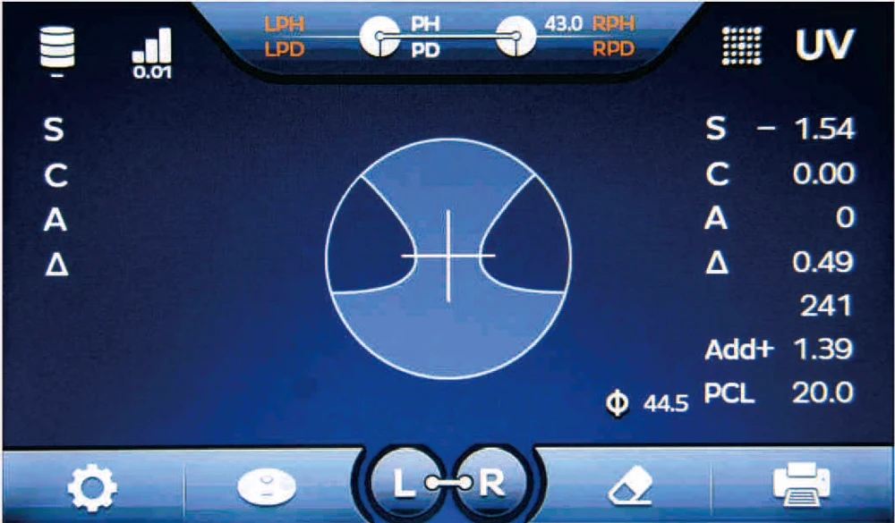 Новая модель цифровой Lensometer Авто Lensmeter D910