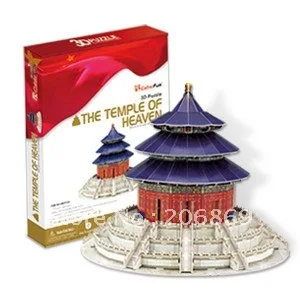 

CubicFun 3D puzzle building paper model simulation China the temple of heaven in Beijing educational create decoration toy