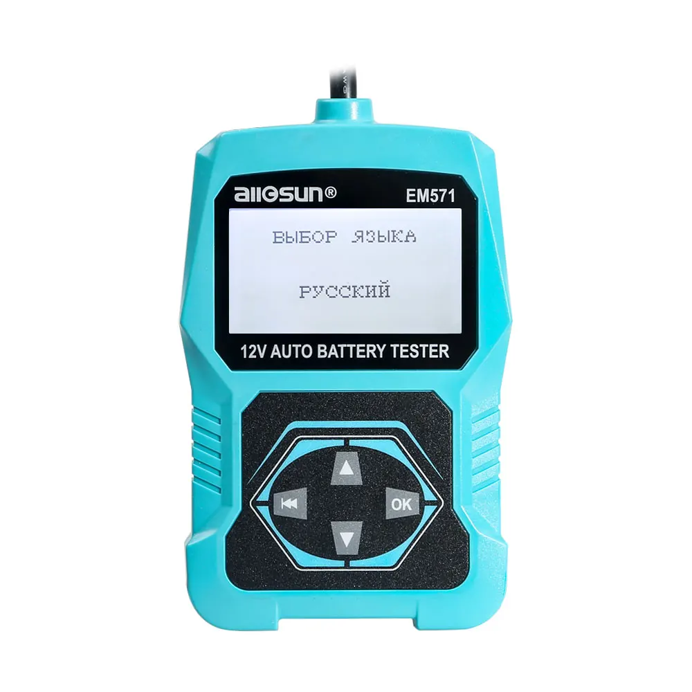 ALL SUN EM571 12V тестер для автомобильных аккумуляторов 3 в 1 цифровой диагностический