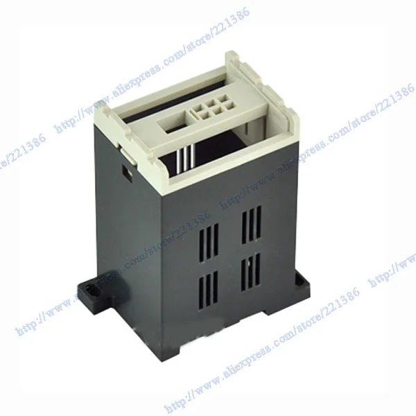 

plc din rail box plastic enclosure electronic junction box (1 pc) 87*55*45mm plastic outlet box abs swith housing for pcb