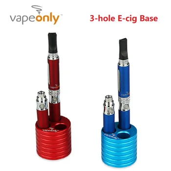 

Clearance VapeOnly Three-port Cylinder E-Cigarette Stand Base Aluminum Vape kit Holder for eGo/eGo-T/eGo-C/eGo-C Twist Battery