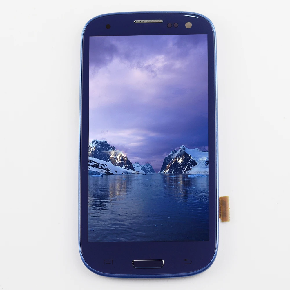 Для samsung Galaxy S3 Neo дисплей с сенсорным экраном дигитайзер в сборе рамка для i9300 i9301