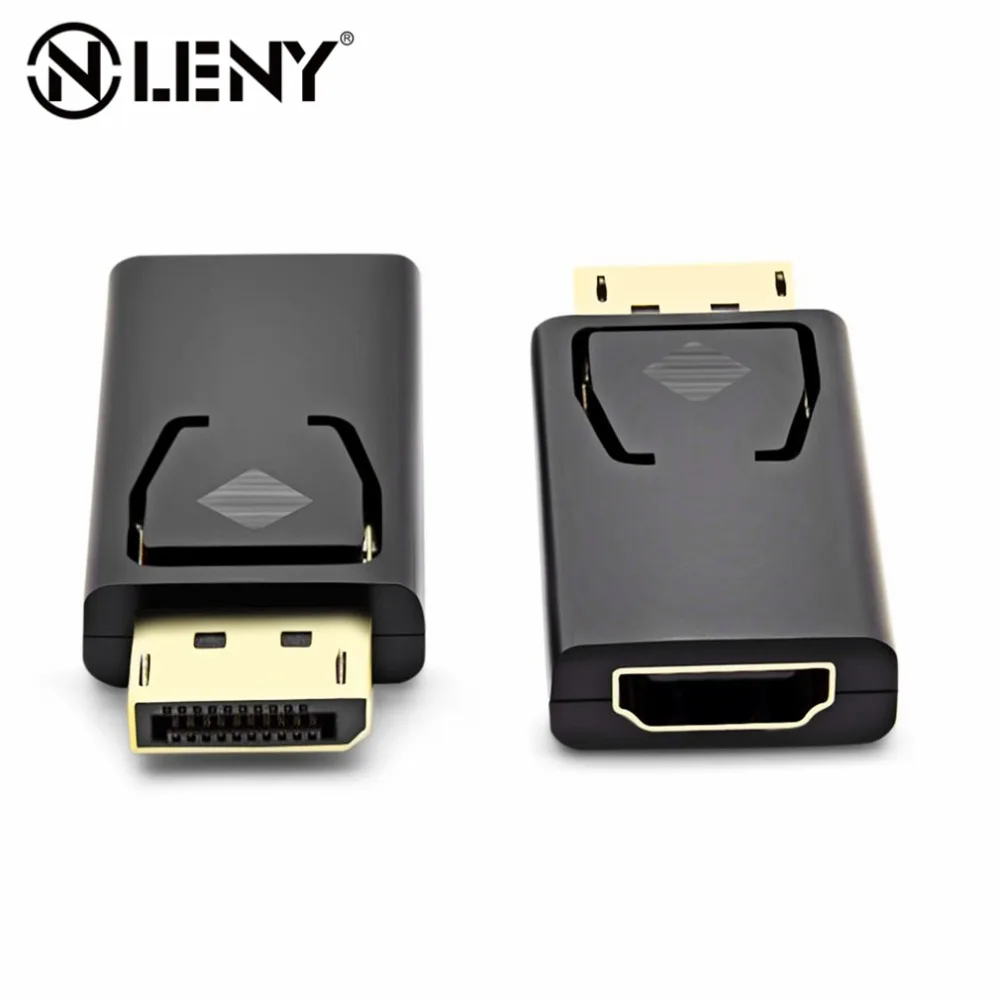 Onleny Mini Display Port Male To HDMI Converter 1080P DP Adapter Gold-plated Plug ABS Shell Support Hot |