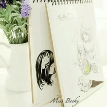 N10 Южная Корея ретро Breeze Девушка Граффити эскиз картины A4 альбомах эту пустую катушки