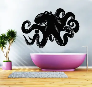 

Large Size Removable Waterproof Wall Vinyl Decals Octopus Sprut Tentacles Decal Sticker Home Decor Bedroom Mural Wallpaper D322