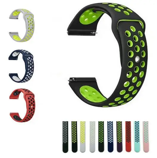 

20mm 22mm Strap for Samsung Gear S2 s3 sport classic Frontier galaxy watch 42mm 46mm band huami amazfit bip Ticwatch 2 huawei gt