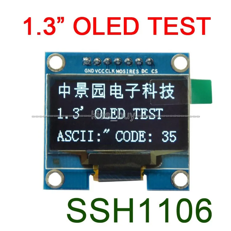 1 3 &quotпоследовательный SPI 128X64 OLED ЖК дисплей Дисплей модуль для v 5 UNO R3 51|module 5v|oled display
