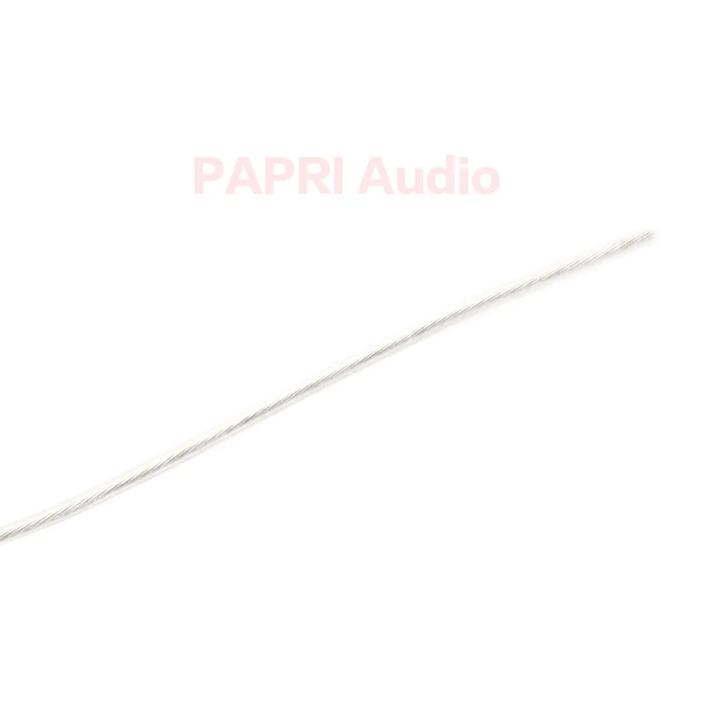 PAPRI Newest GS03 DIY Headphone Cable DIY 4N OCC Silver Litz Structure Hifi Audio Wire For Upgrade Earphone Headsets 16Cores