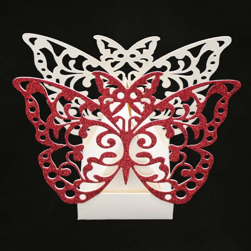 Подарочная коробка с металлической бабочкой, режущие штампы для скрапбукинга, трафарет ремесло, тиснение стэнзшаблоненди шаблоны для коробок бабочка фон