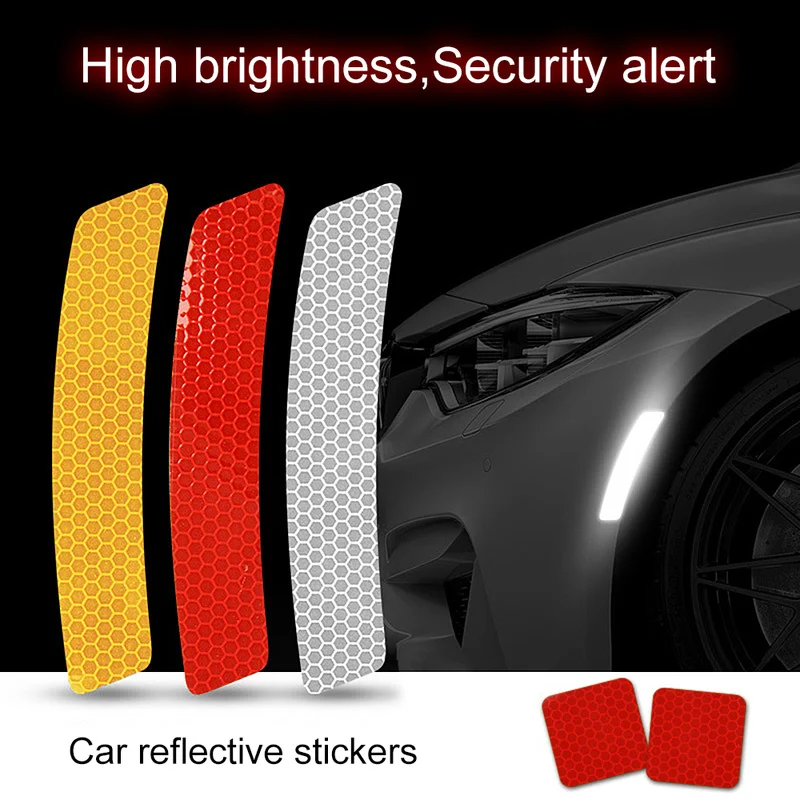 

Car Safety Car Door Security Anti-collision Warning Reflective Stickers Open Stickers Long Distance Reflective Paper Car Sticker
