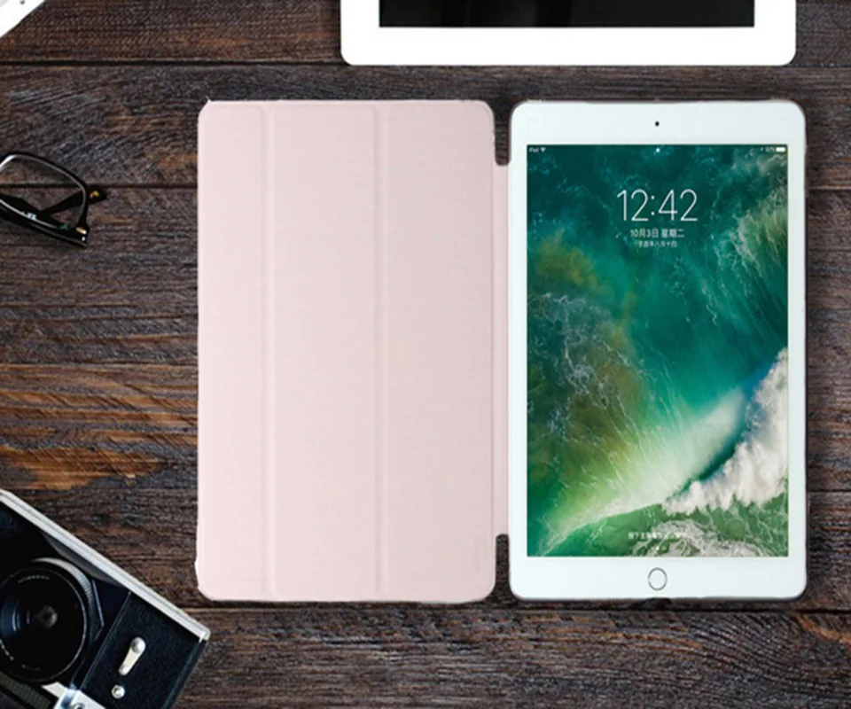 Чехол Tendway для Air ipad 1/2/5/6/9.7 2017/2018 2018 аксессуары умный чехол планшета из ПУ откидной