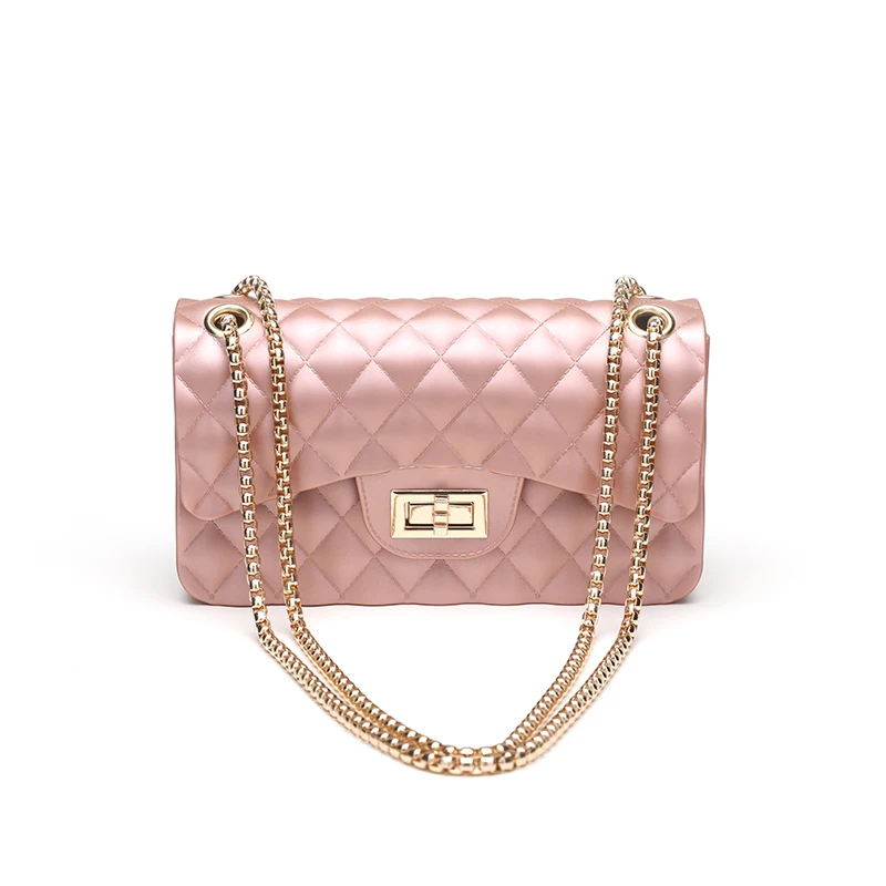 Silica Gel Female Mini Chain Jelly Bag Women Diamond Lattice Small Flap Bag Girl Casual Clutch Silicone Bag Shoulder Bags Silica Gel Female Mini Chain Jelly Bag Women Diamond Lattice Small Flap Bag Girl Casual Clutch Silicone Bag Shoulder Bags