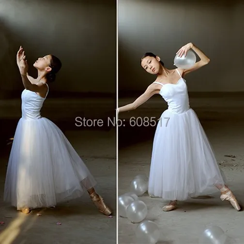 Новое женское классическое профессиональное длинное балетное танцевальное платье балетная пачка платье для взрослых длинное лирическое платье-трико