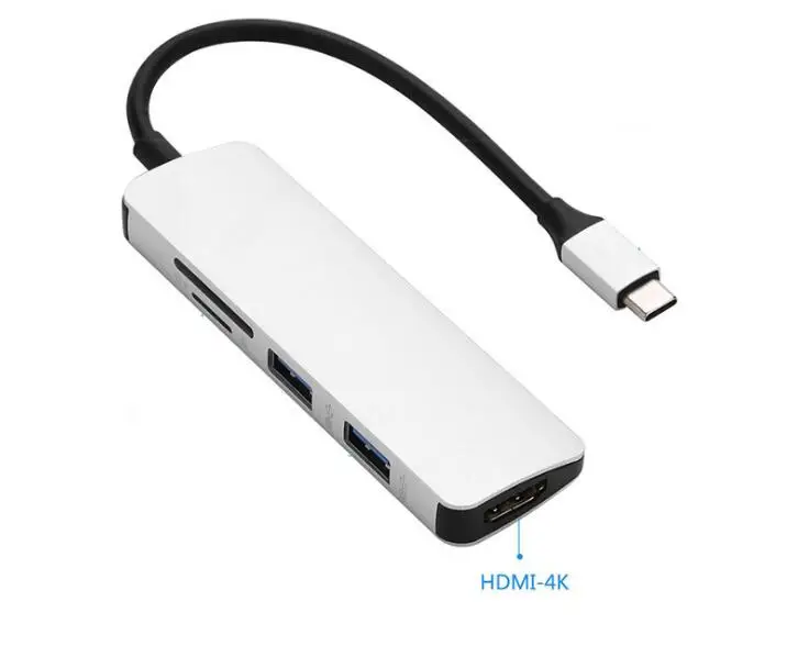 LBSC Type-C USB 3 0 до 4K HDMI SD TF кардридер 5в1 концентратор адаптер для Macbook гаджет