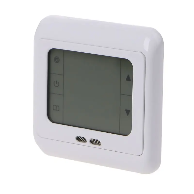 Терморегулятор сенсорный экран термостат для теплого пола, электрическая система отопления регулятор температуры с замком для детей