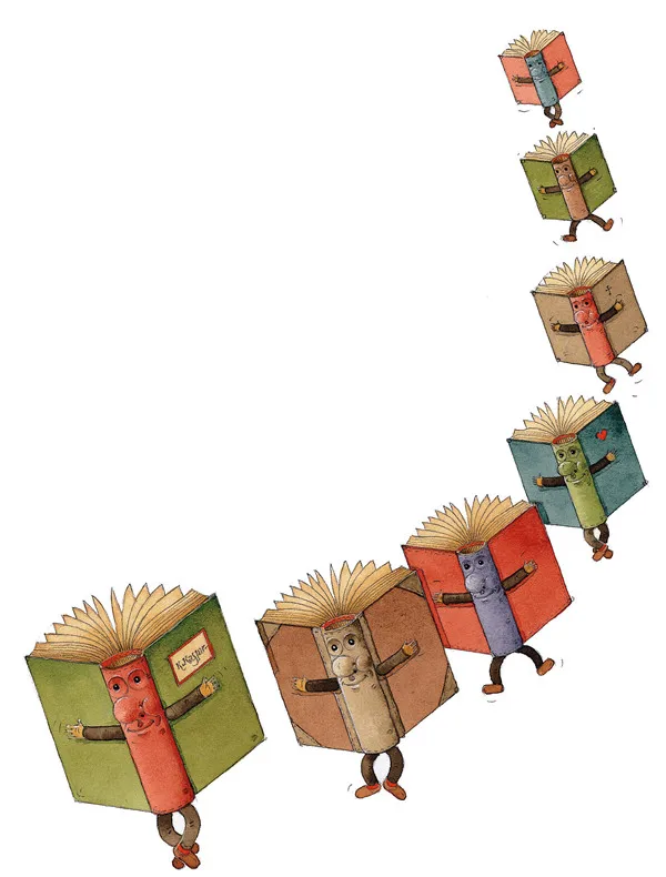Kestutis-K-146-Flying Books02 Painting