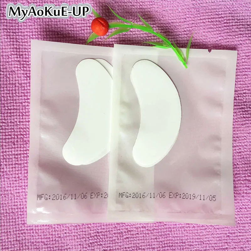 

Makeup Tools Transparent Under Eye Pads 100pairs Eyelashes Extension Paper Patches Eye Tips Sticker Wraps Pearl Eyelash Patches