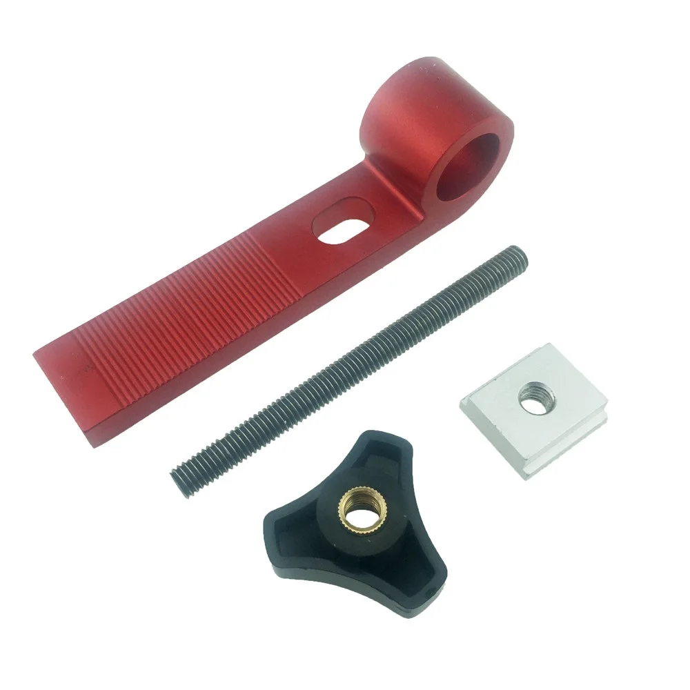 

ALLSOME Metal Quick Acting Hold Down Clamps Set Woodworking Clamps For Woodworking T-Track T-Slot Clamp Tools HT1491