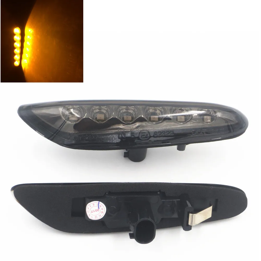 

Amber LED Side Marker Indicator Lamp Blinker Turn Signal Light For BMW E93 E84 E46 E83 E81 06-11 E87 03-07 E88 06-13 E92 05-10