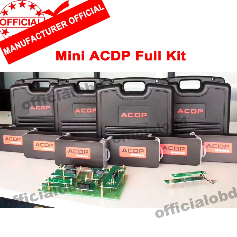 Yanhua Mini ACDP полный комплект 12 модулей для BMW CAS/FEM BDC/ISN/Porsche/Landrover/MQB MMC/FRM/EGS/Key refresh без