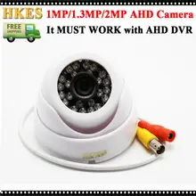 New Arrival AHD CCTV Camera Surveillance 1080P 960P 720P Indoor Video Camera Security 24 IR LEDS Plastic Shell Hot