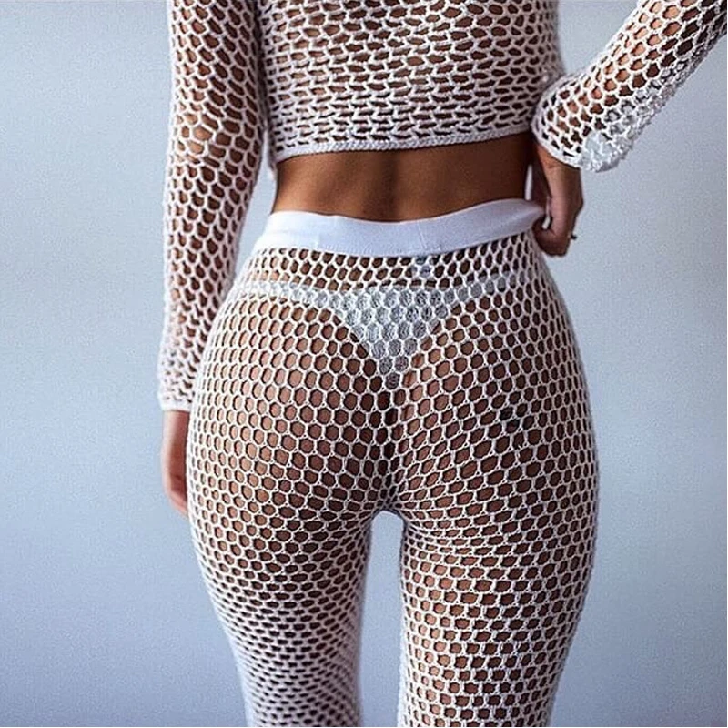 crochet beach cover up pants