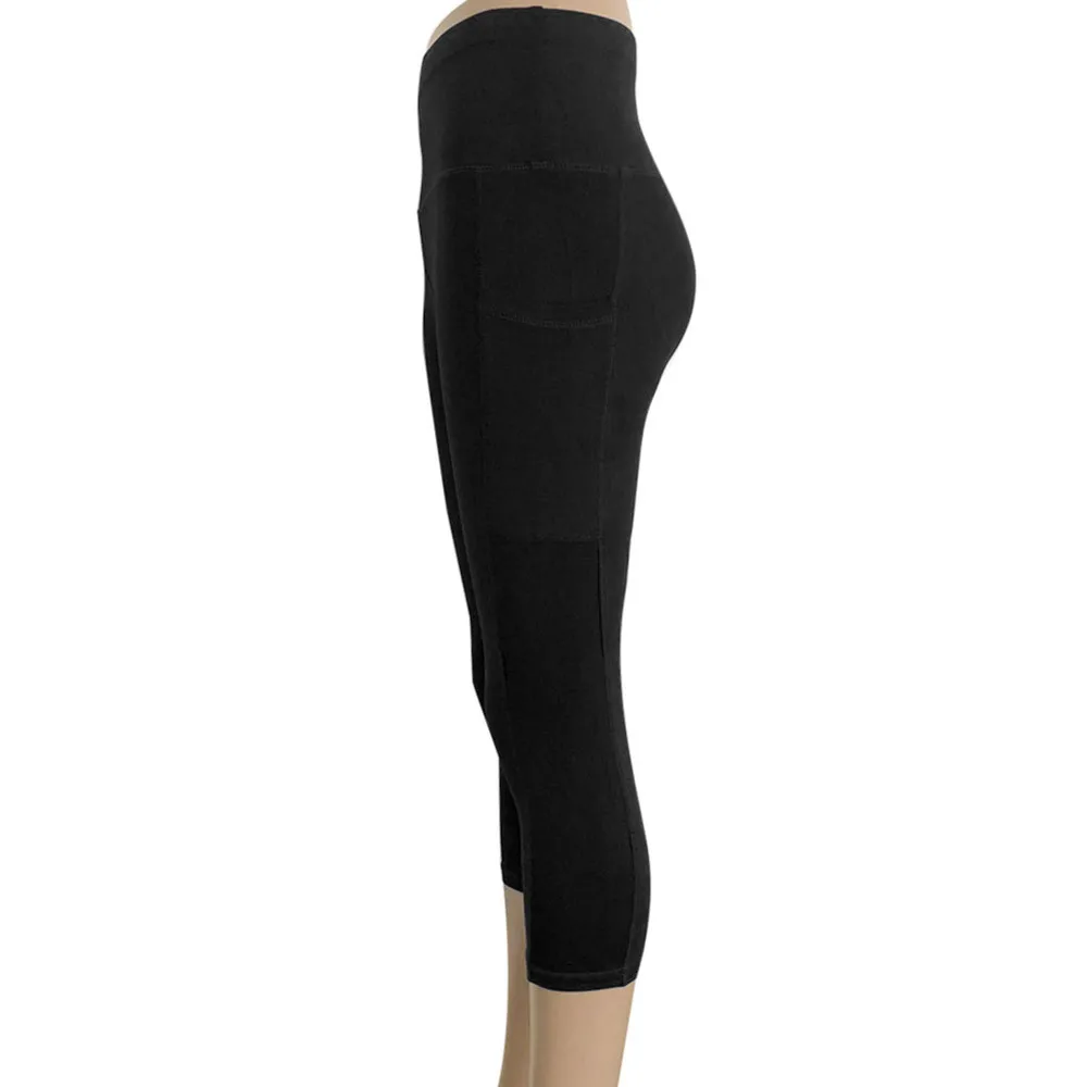 Женские однотонные штаны для йоги с высокой талией Леггинсы с карманами пуш-ап Бесшовные черные, винно-красные штаны для занятий фитнесом спортом в тренажерном зале спортивные штаны для бега# hs