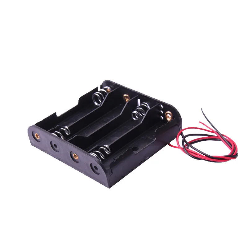 Glyduino многослойный AA Размер 4 зажим для батареи твердая Основа Чехол держатель с