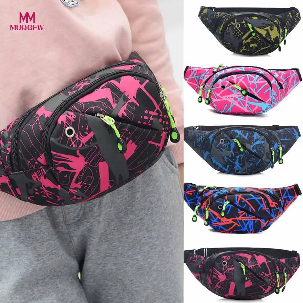 

Unisex Outdoor Sports Casual Camoufla Waist Pack Bicycle Cycling Sport Belt Bag Crossbody Bags for Men & Women