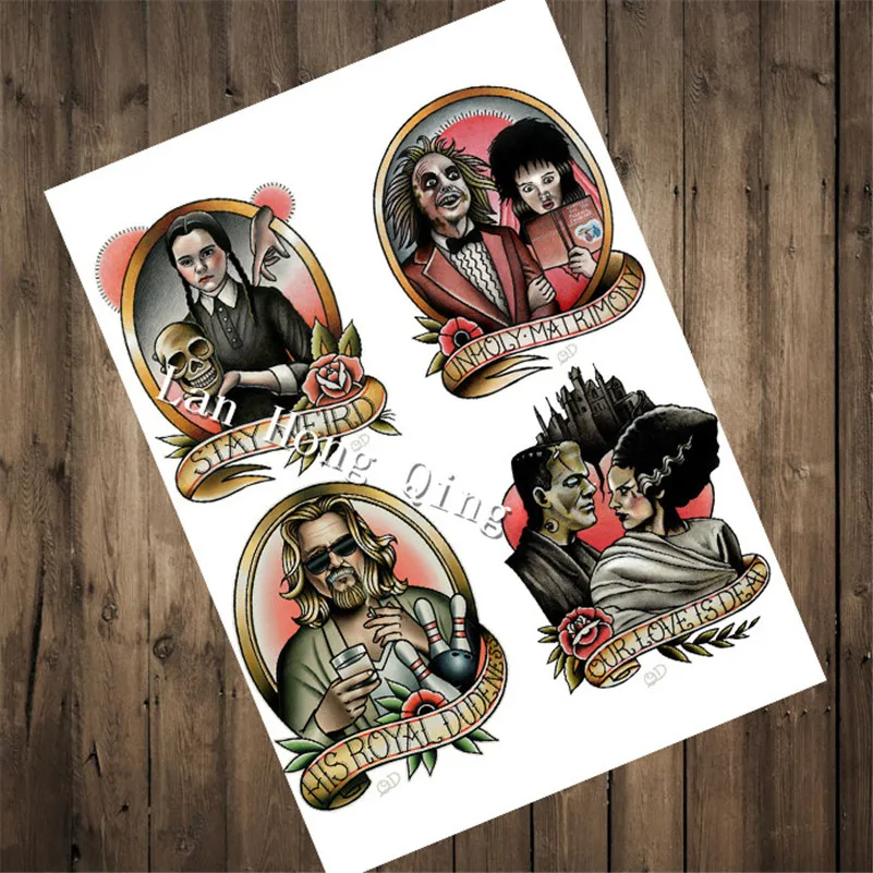 

Hairdresser Tattoos kraft paper about "Our Love is dead" for kichen vintage poster cafe bar living room home decor HM-133