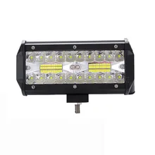 Горячие Новые 7 дюймов 400W 3-рядная светодиодный рабочий светильник бар стручки заподлицо комбо дальнего света 12V