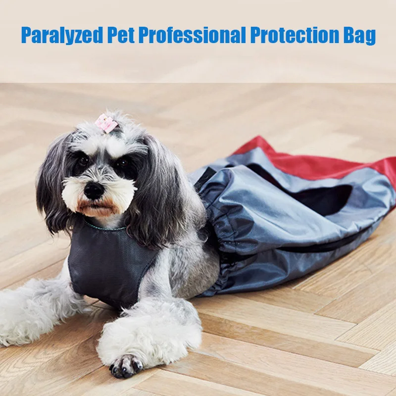 Парализованный домашних животных аэродинамический рюкзак прочный нейлоновый чехол с защитой от царапин защита груди собаки конечностей SDF-SHIP