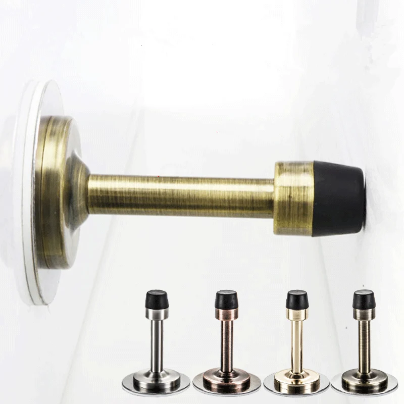 

High quality Stainless Steel Door Stopper Holder Noiseless door buffer protector Between walls furniture accessories