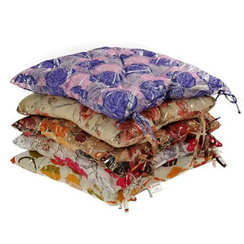 Winter warm must thick handmade pastoral square style warm cushion seat cushion Random Colorin