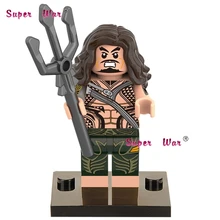 50 шт. Аквамен фильм строительные блоки действие блоки, друзья», для девочки и мальчика, дом с рисунками из игр для детей игрушки