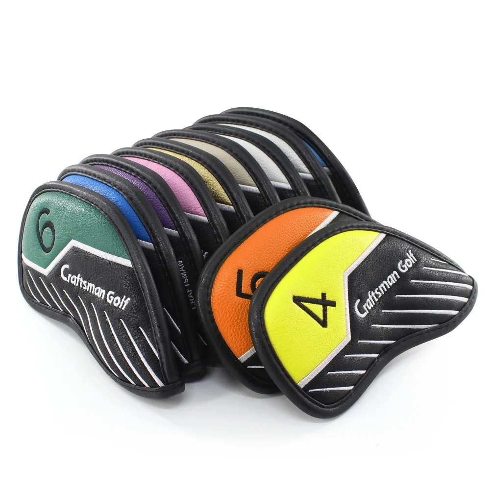 حرفي جولف الحديد غطاء الرأس الملونة شارب اللون سهلة لرؤية 4,5 ، 6,7 ، 8,9 ، a ، s ، p ، l ، x شحن مجاني