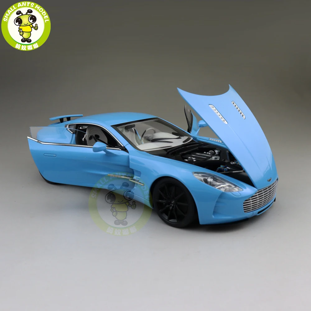 1/18 AUTOart 70240 ASTON MARTIN ONE 77 литая модель автомобиля синий