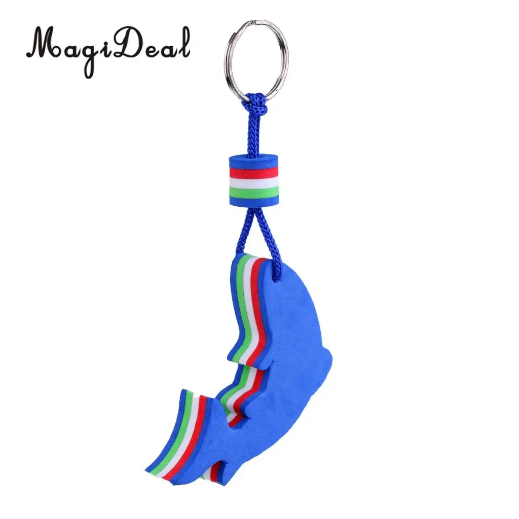 MagiDeal 4 Pieces Yachting Boating Sailing Floating Keychain Keyring Key Ring Blue for Canoeing Rafting Dinghy Water Sports Acce