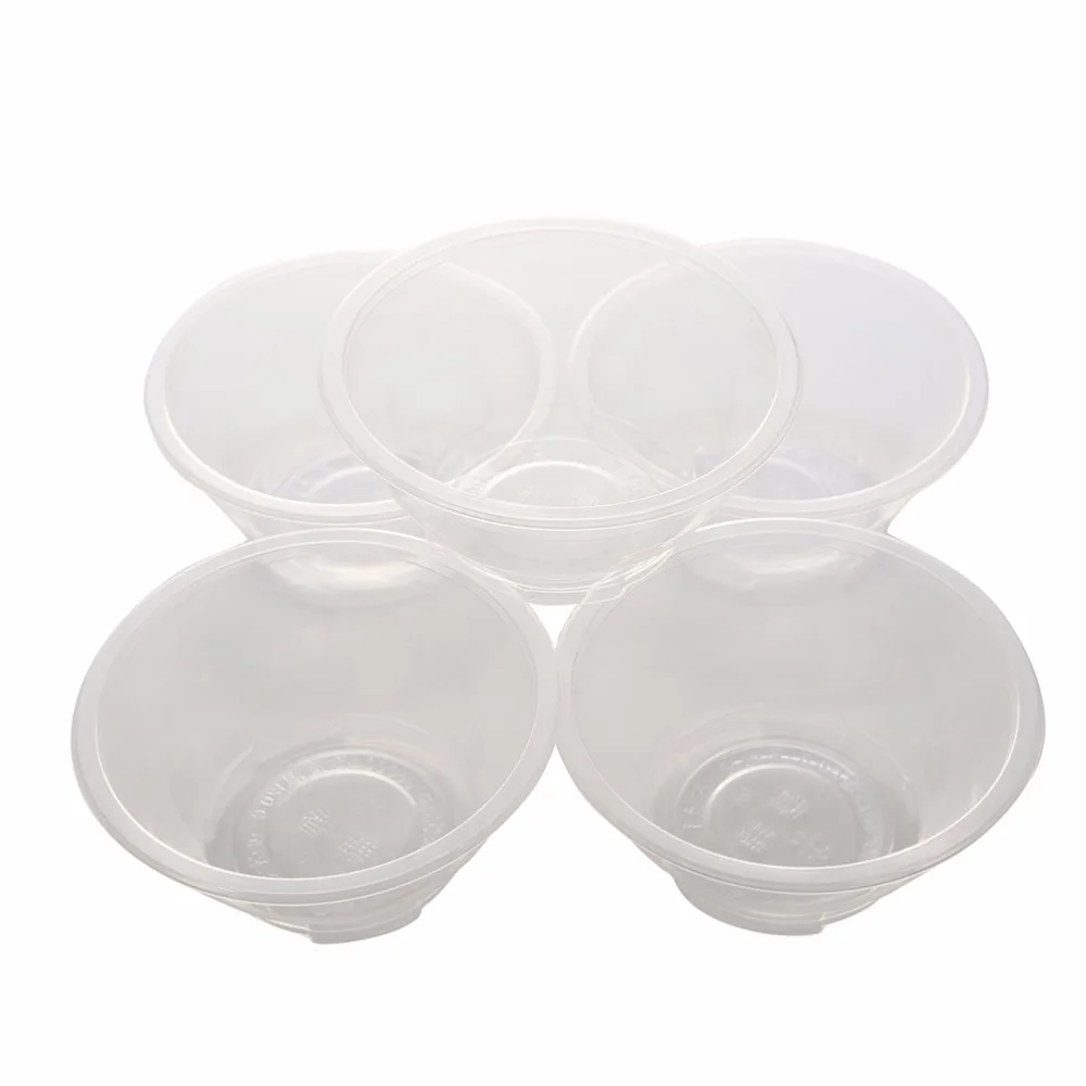 20 piezas plástico desechables tazón partido Picnic al aire libre Camping cuencos desechables 7*5*12 cm