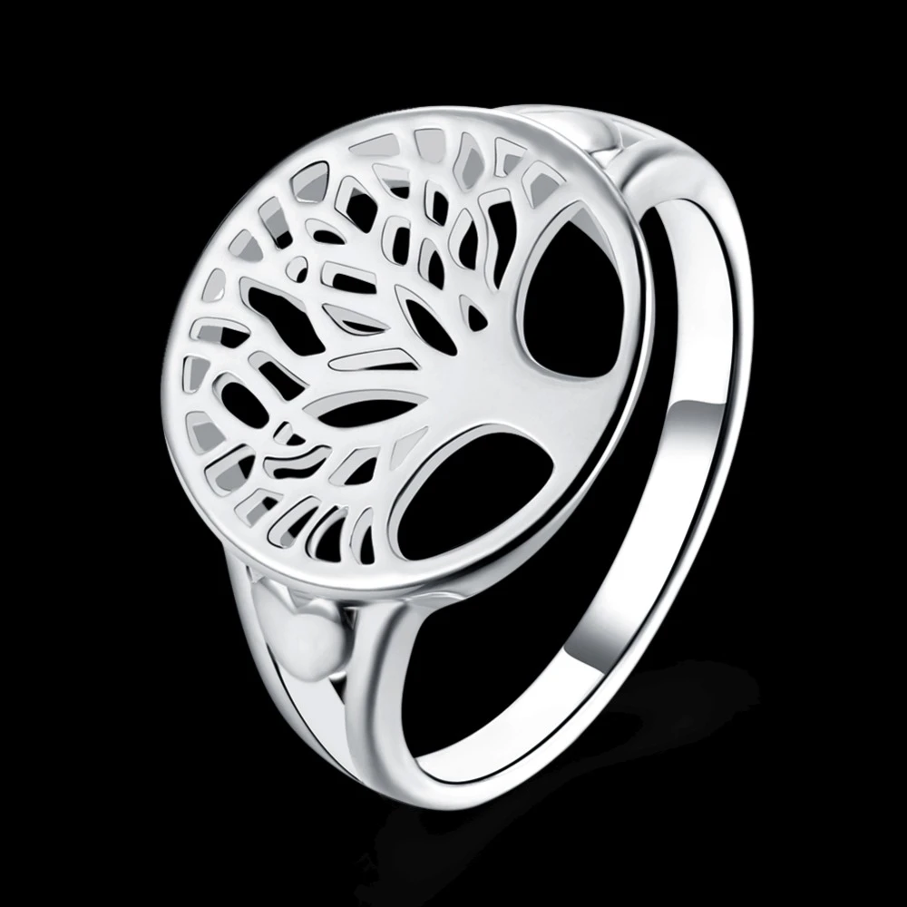 LEKANI Древо жизни классические аксессуары 925 пробы серебряные кольца anel Bague anillos для женщин новые подарки на день матери