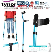 1/2 шт. Регулируемый предплечья локтя Подмышечный костыль трость легкий синий складные трости Алюминий треккинг Пеший Туризм полюс