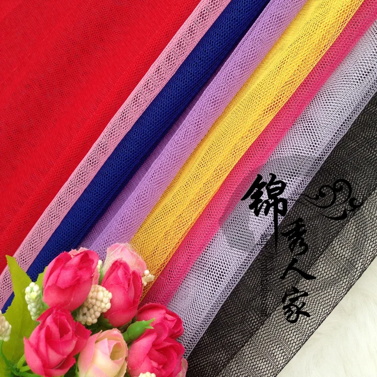 24 eye gauze drapery American net mosquito net cloth hard eyelet fabric