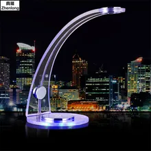 Desk Lamp USB Blue Romantic Atmosphere Table Lamp with Clip Reading Bed Light LED Desk Lamp Table Touch on/off Switch