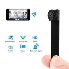 1080P Wifi Mini Wireless Camera 2MP P2P 128G TF Card Slot Video Sound Recording Motion Detection Security Camera
