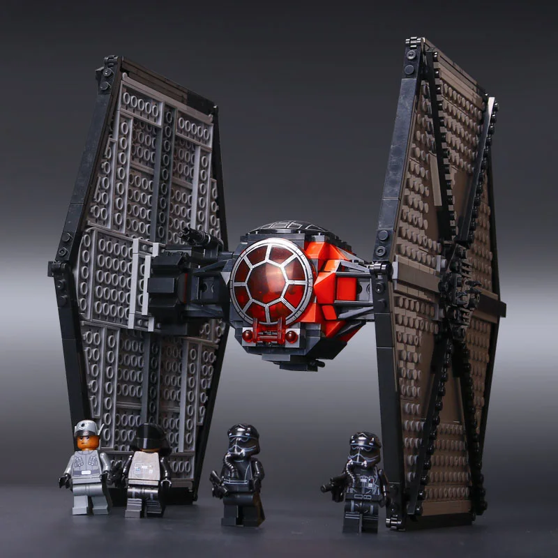 

Star Wars First Order Special Forces TIE fighter Compatible for LEGOs 75101 StarWars Model Building Blocks Toys For Children