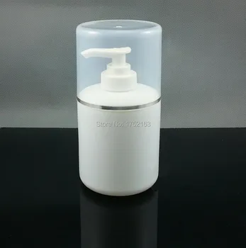 

300ml White Plastic Bottle With Long Beak Pump,Lotion Bottles,Shampoo/cleanser packaging Empty Bottles,PET vacuum bottle