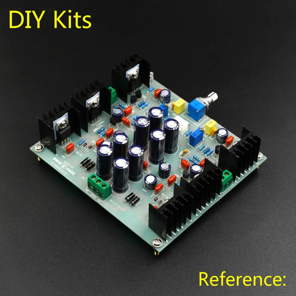 JLH HOOD 1969 Class A Headphone Amplifier Small Power Amplifier Pre amp DIY KITSkit resin