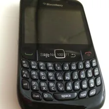 /отремонтированный мобильный телефон BlackBerry Curve 8520 с разблокированной клавиатурой 2MP QWERTY(черный)/