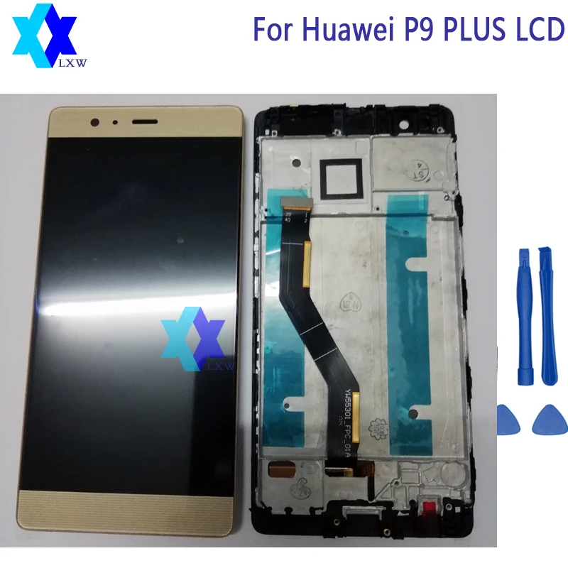 Для оригинальный huawei P9 плюс ЖК-дисплей планшета Сенсор Стекло Панель сборки 5