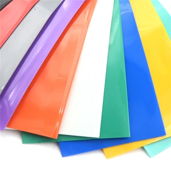 

20PCS Colorful Li-ion 18650 Battery Wrap PVC Heat Shrink Tubing Precut Choice Size 30*70mm Battery Film Tape Battery Cover